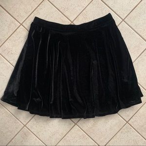 Rolla Coster Black Velvet Skirt Sz S/M